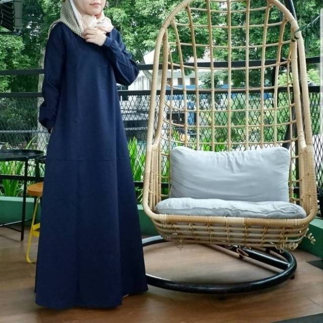 Cairo Abaya Navy (Rathanassa.Id)