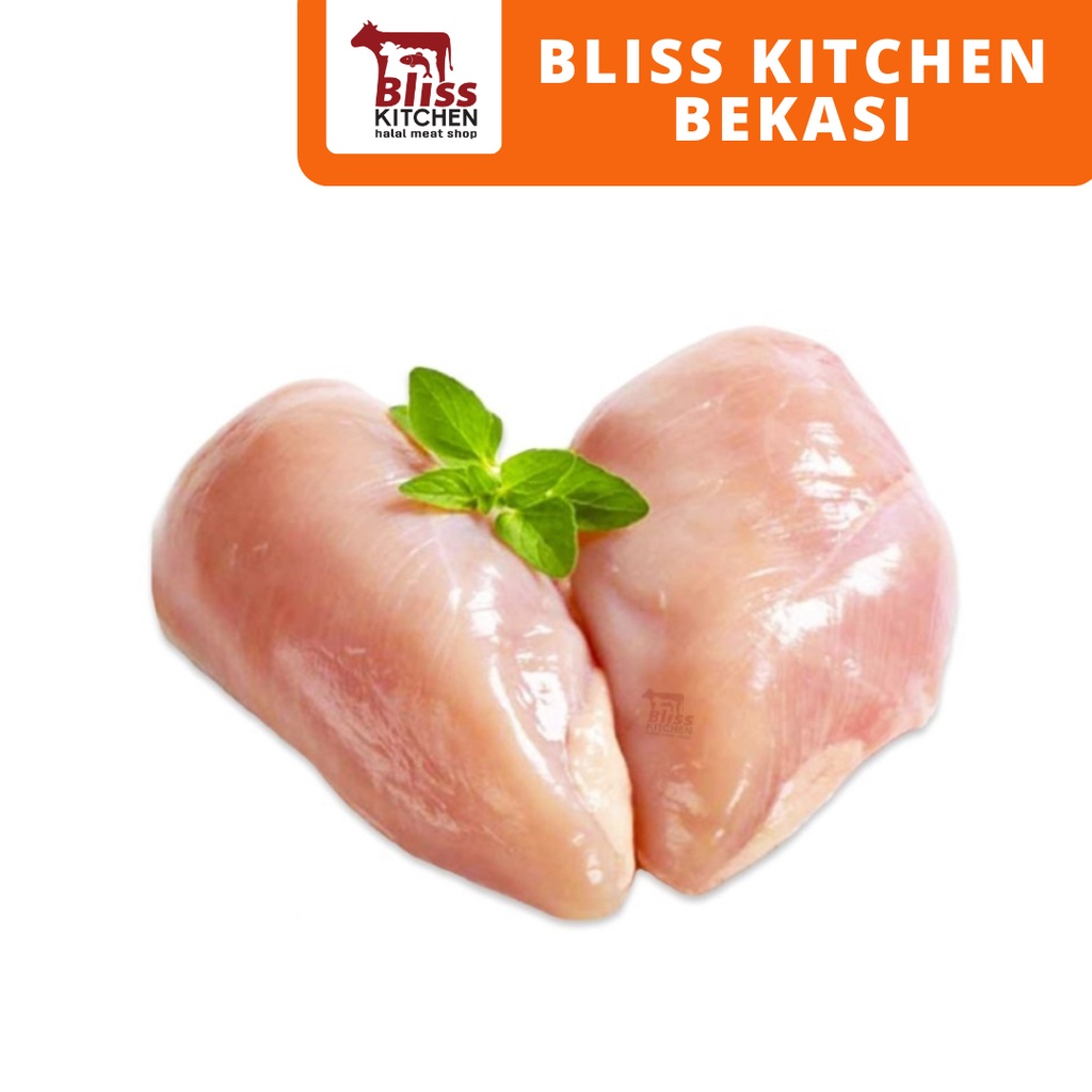 

Boneless Chicken Breast Skinless / Dada Ayam Fillet Tanpa Kulit 1kg