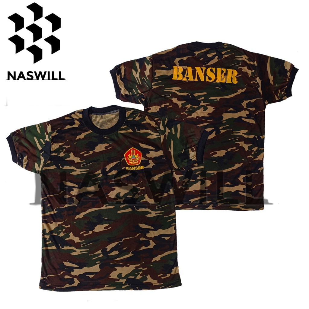 Kaos Lapangan Banser Lengan Pendek/Lengan Panjang Kualitas Terbaik Terbaru Termurah