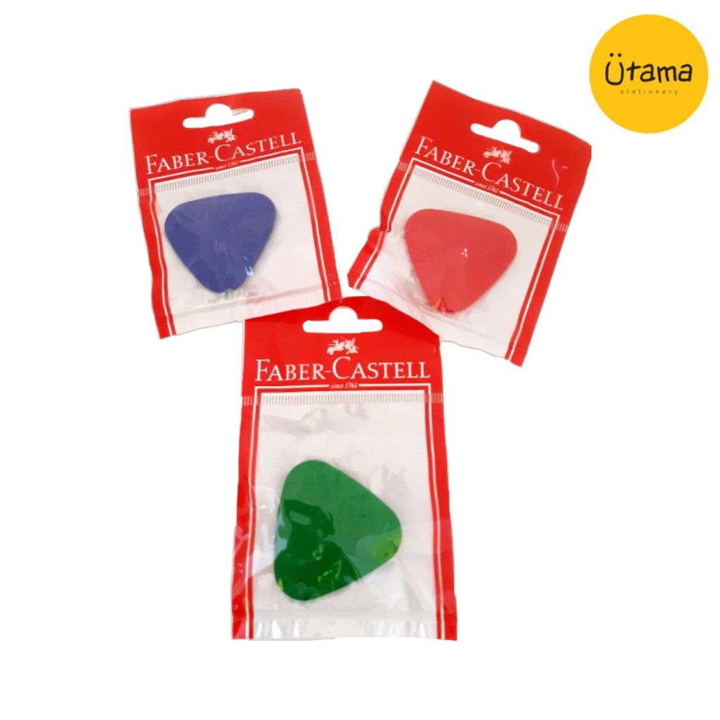 

Penghapus Faber-Castell Triangle/Stip/Eraser Faber Castell/Castel/Castle Segitiga
