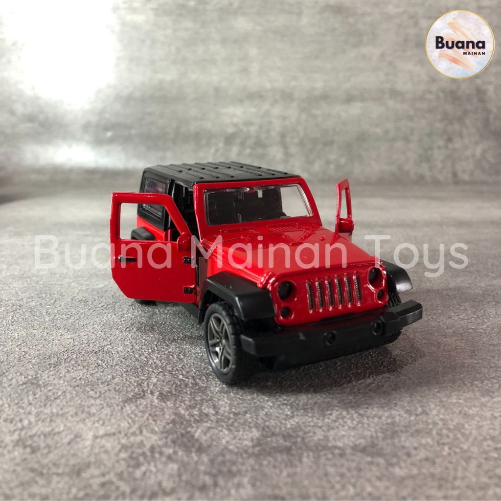 DIE-CAST MODEL WORLD JEEP 1:32 MOBIL MOBILAN ANAK DIECAST MINIATUR PAJANGAN