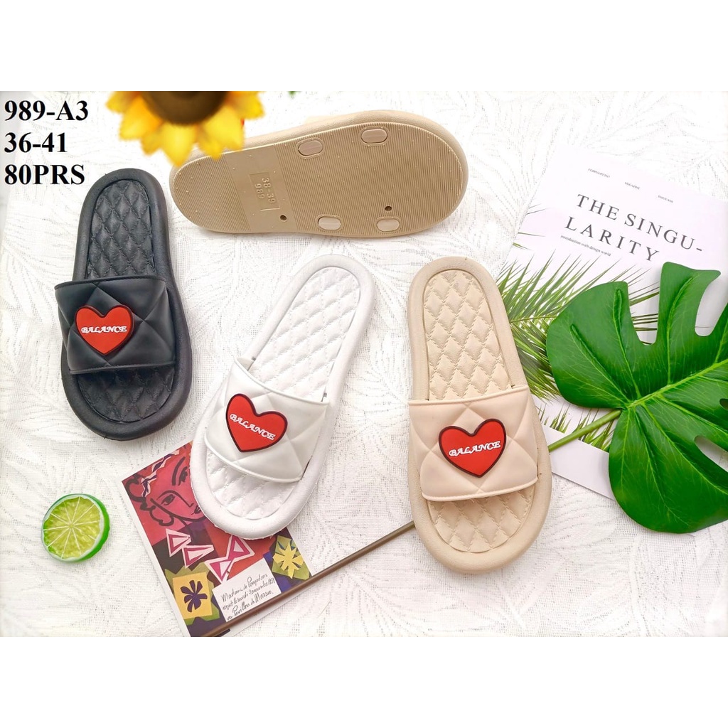 Sandal Karet Jelly Wedges Wanita import Model Terbaru Original Kekinian by AGUNG STYLE Balance 989-A3