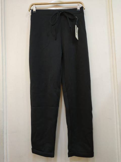 (5 Warna) Celana Bahan Scuba Stretch Kulot Polos All Size-5