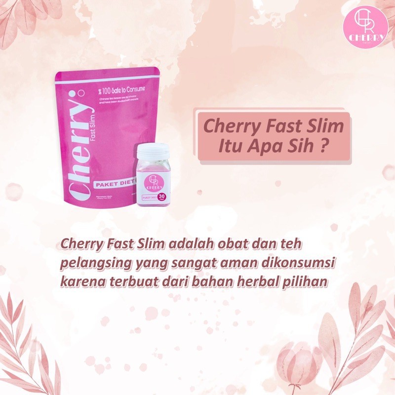 

BEST⚡ DIET DIJAMIN TURUN!!!! 15 HARI CHERRY FAST SLIM