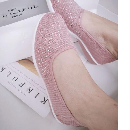 Sepatu svekes Sepatu flat rajut Sepatu import Sepatu wanita