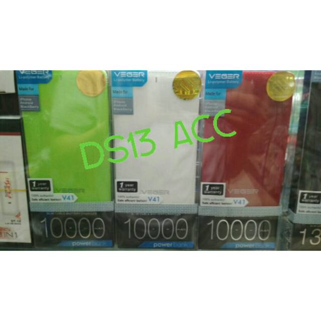 Powerbank Veger Slim 10000 mah