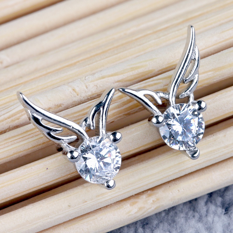 925 sterling silver asli anting-anting wanita fashion perhiasan anting [tidak ada alergi dan tidak memudar]-1
