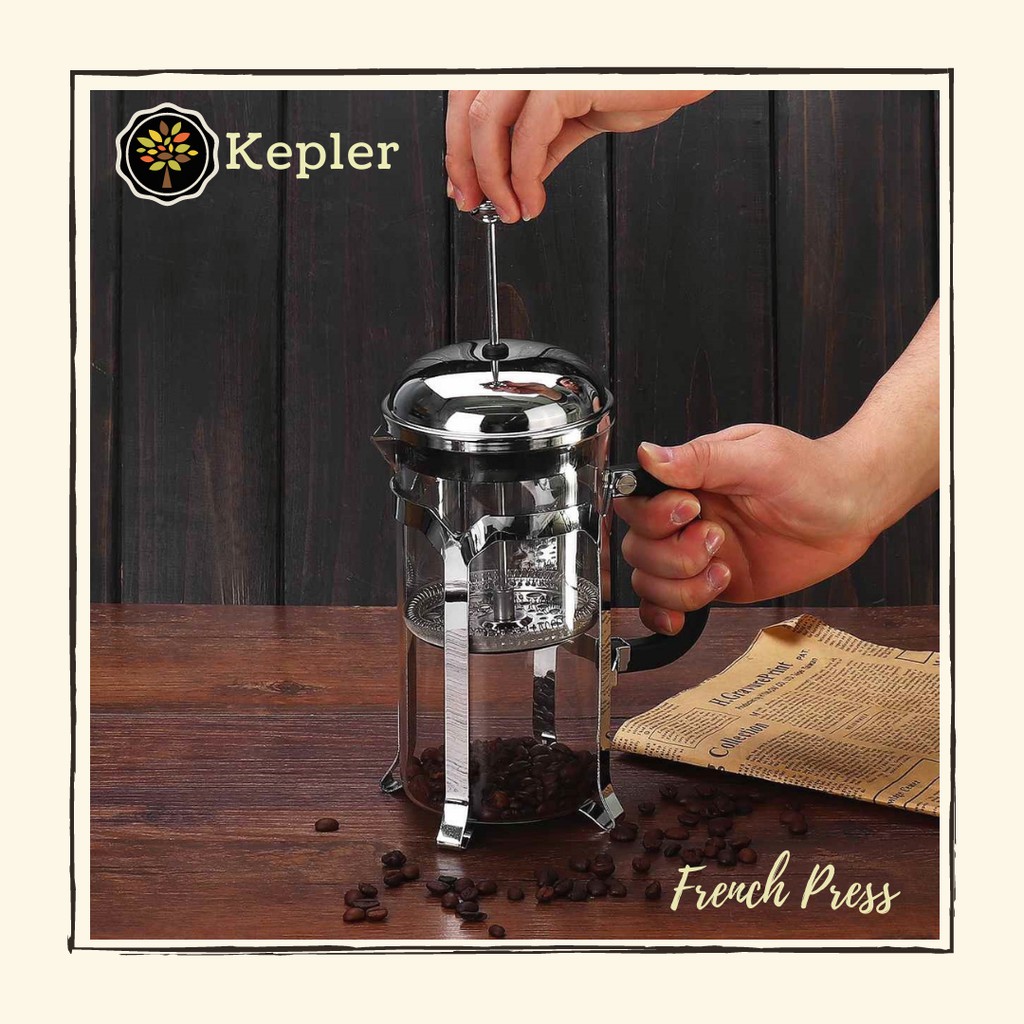 600 Ml French Press Kepler Premium 100% Original (bisa Cod)