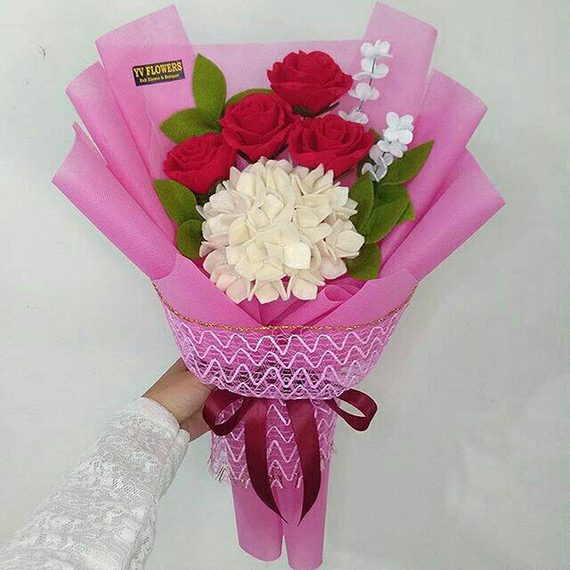 

Buket flanel/ kado ulang tahun