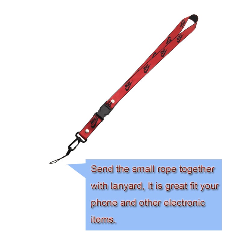6 Warna Tali Pemegang Lencana ID Leher Lanyard Untuk Kamera &amp; Ponsel Case Sling dengan Tombol Cepat Dilepas Nyaman Dan Tahan Lama