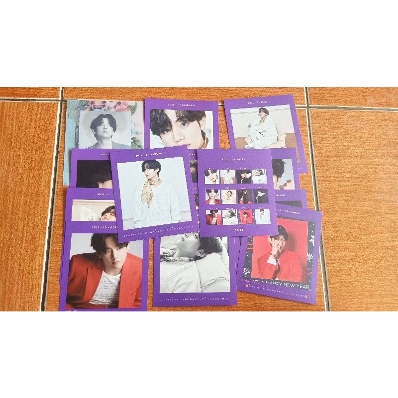 Dicon Calendar Lenticular V edition taehyung Official