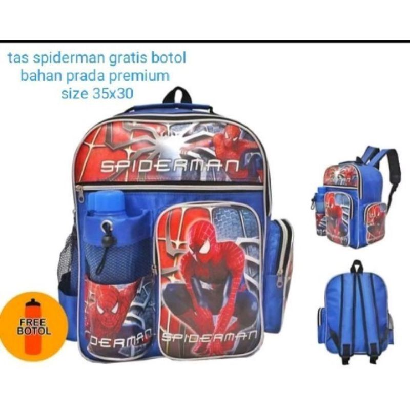 Tas ransel anak sekolah TK / SD ransel anak karakter kartun / free botol minum