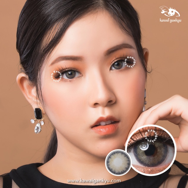 KawaiGankyu softlens - Princess Elin Gray (1botol)