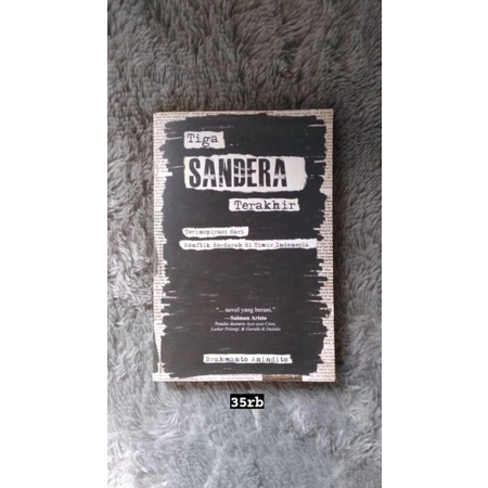 Novel Tiga Sandera Terakhir - Brahmanto Anindito