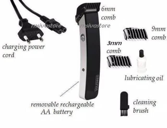 Alat Cukur Rambut Kumis dll Nova NS - 216 Hair And  Beard Trimmer