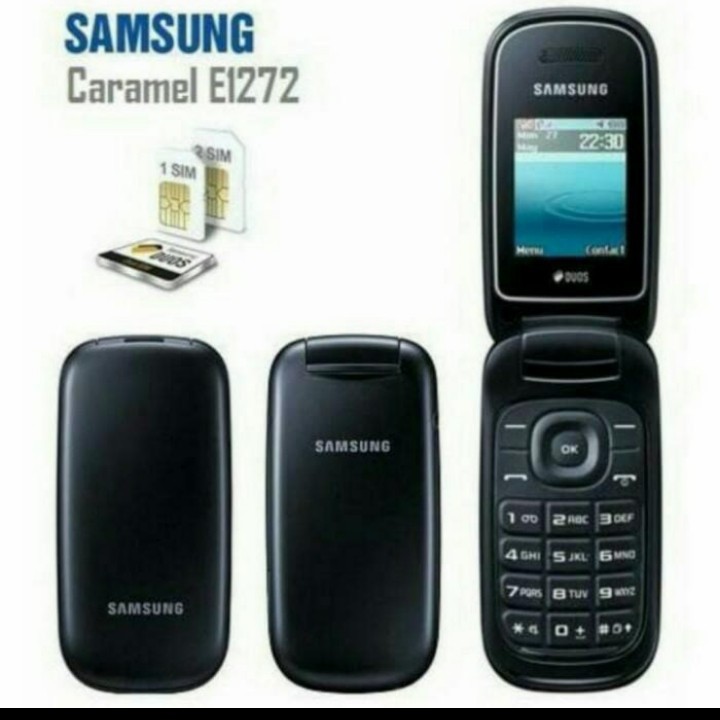 Handphone Samsung Caramel 1272 Flip Hp Jadul Samsung 1272 HP MURAH BAHASA INDONESIA-5