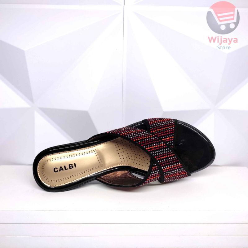 CALBI CRX 1802 - SANDAL WANITA CALBI ORIGINAL / SENDAL PESTA FASHION HEEL TRENDY CEWEK PEREMPUAN DEWASA