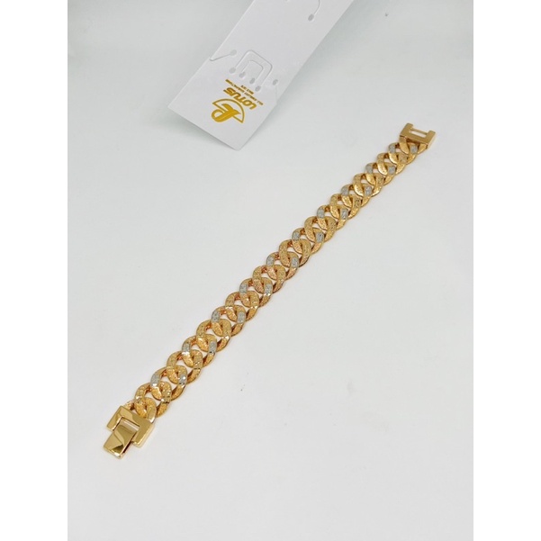 Gelang Tangan Sisik Naga Rose mas kadar 375/8k