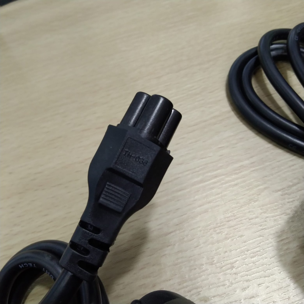 KABEL POWER adaptor charger LAPTOP ORIGINAL SEPERTI BAWAAN 3 LUBANG 1.8m 1.8 m