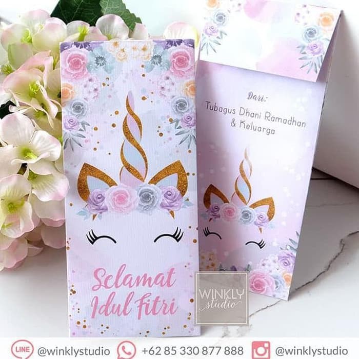 

Custom Amplop Lebaran Anak Angpao Idul Fitri Angpau Hari Raya KIDS K14