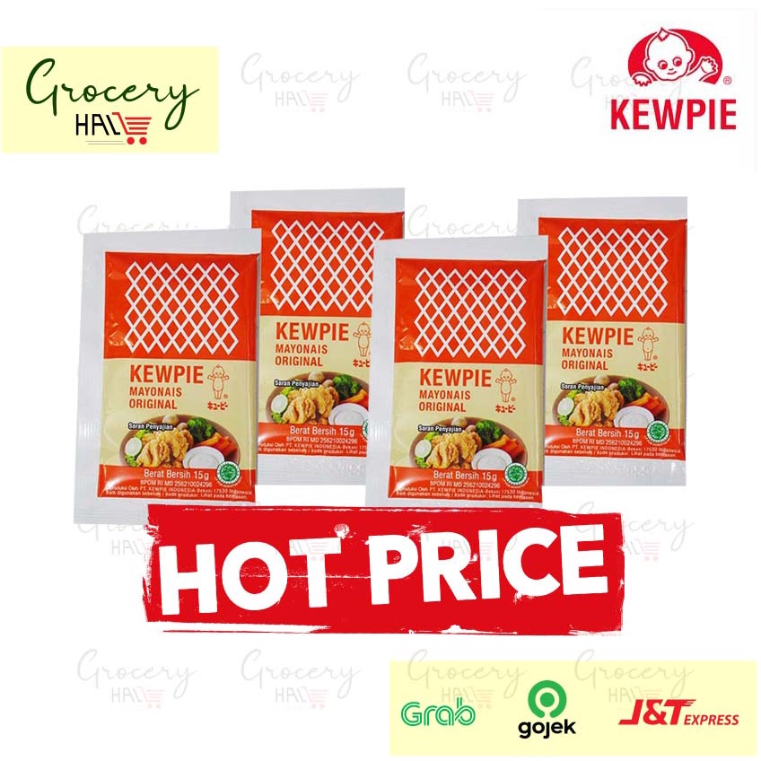 Jual KEWPIE MAYONAIS ORIGINAL SACHET 15 GRAM MAYO MAYONAISE SACHET