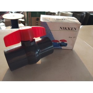 1" Ball Valve / Ballvalve / Stop Keran / Stop Kran Stopkran PVC NIKKEN