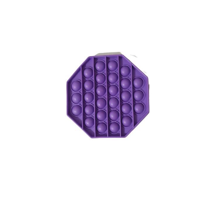 plannetamazing Mainan anak BOOMING Fidget spinner POP IT SUPER MURAH-SEGI 8 UNGU POLOS