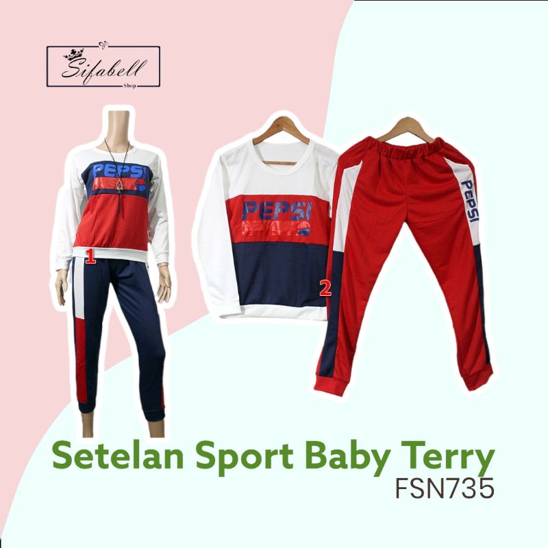 Setelan Olahraga Wanita Pria Baju Senam Training Set Unisex