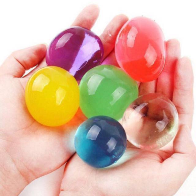[CHECK OUT RP100] LARGE WATERBEAD / water beads super slime sensory squishy orbeez besar