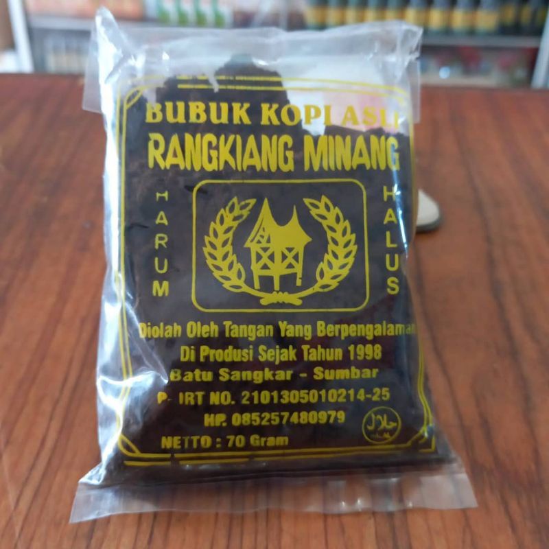 

Bubuk Kopi Asli Rangkiang Minang Uk. Kecil Batu sangkar