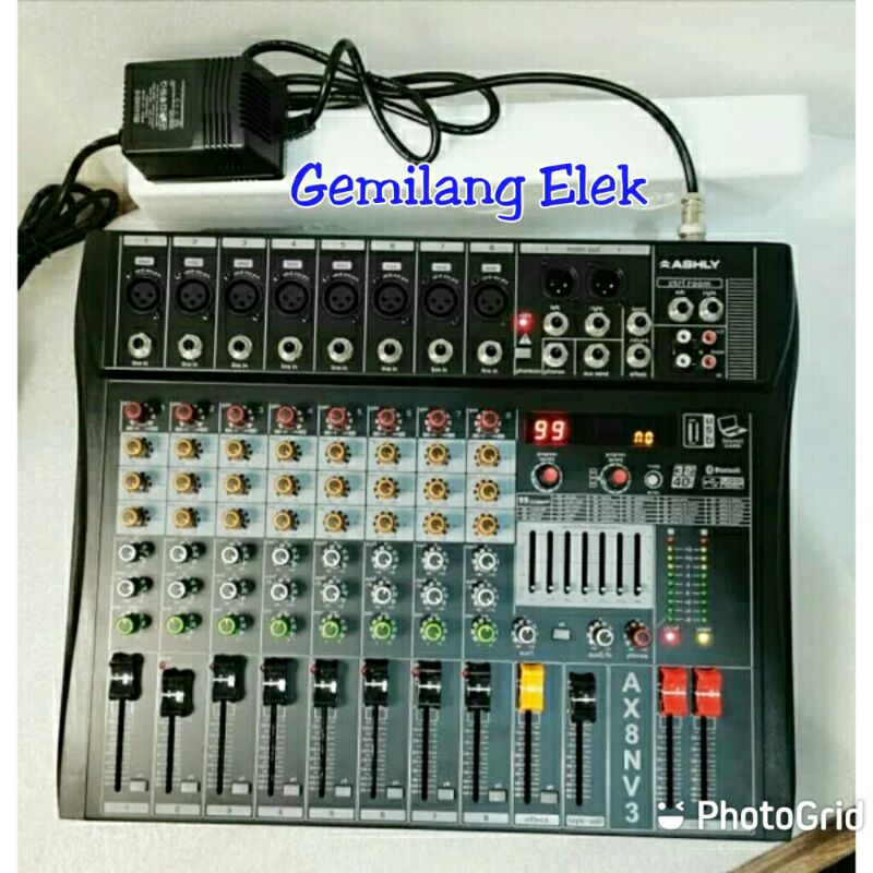 Mixer ASHLY AX8N V3 ( 8 channel )