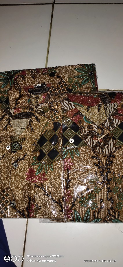 Promo Batik Couple Keluarga Sarimbit Sania Ruffle Batik Ori Ndoro Jowi Motif Toples