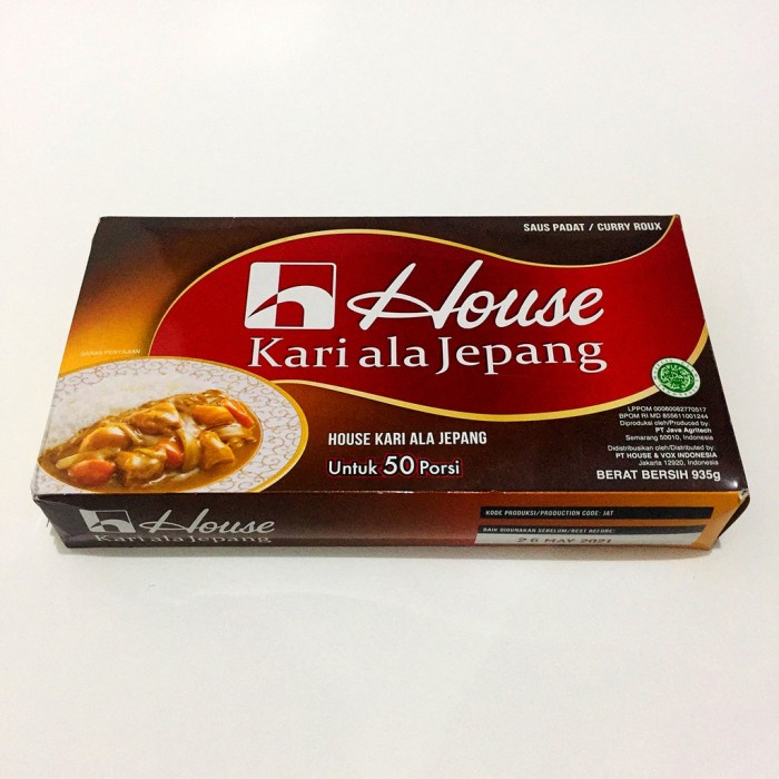 

House Kari Ala Jepang / Bumbu Kari Padat 935Gr Halal - C663M