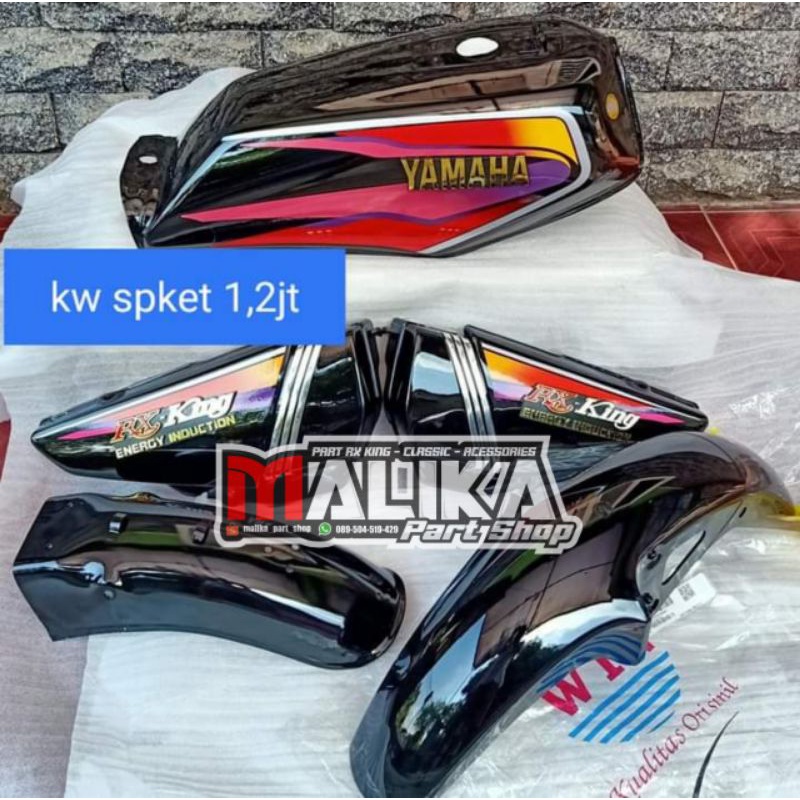 COVER BODY SET YAMAHA RX-KING 135 RX-KING SERIES HITAM 1999/2000 FULLSET