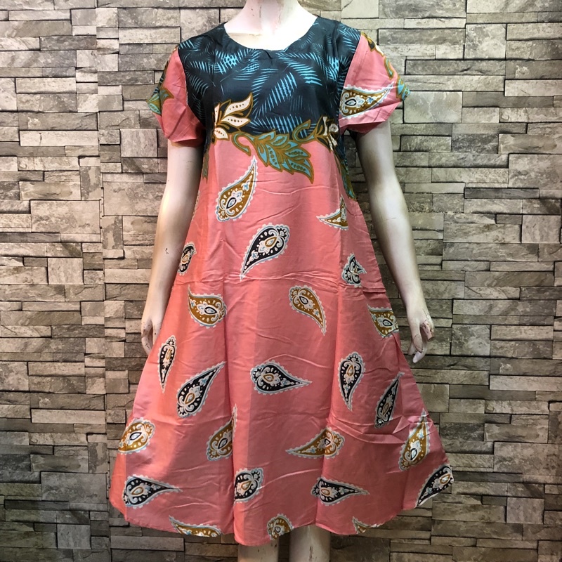 DASTER BALI MURAH MOTIF KEMBANG | BATIK AQILAH-OB 9