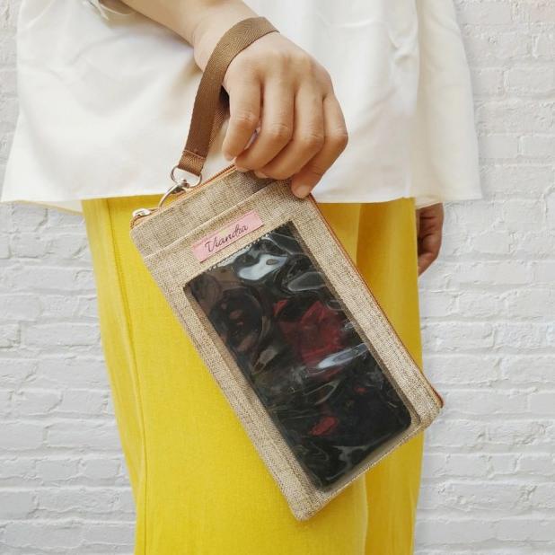 ➢ Dompet hp wanita selempang pouch Hp - Indigo ✮