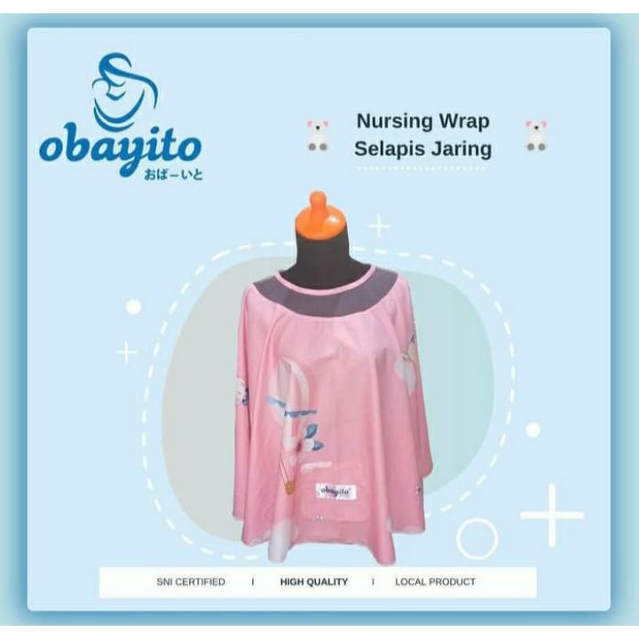 Obayito Nursing Wrap Satu Lapis