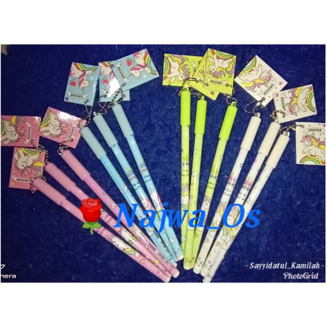

PULPEN UNICORN / PULPEN UNICORN GANTUNGAN /PULPEN GANTUNGAN UNICORN MEMO KECIL / PULPEN BUKU UNICORN