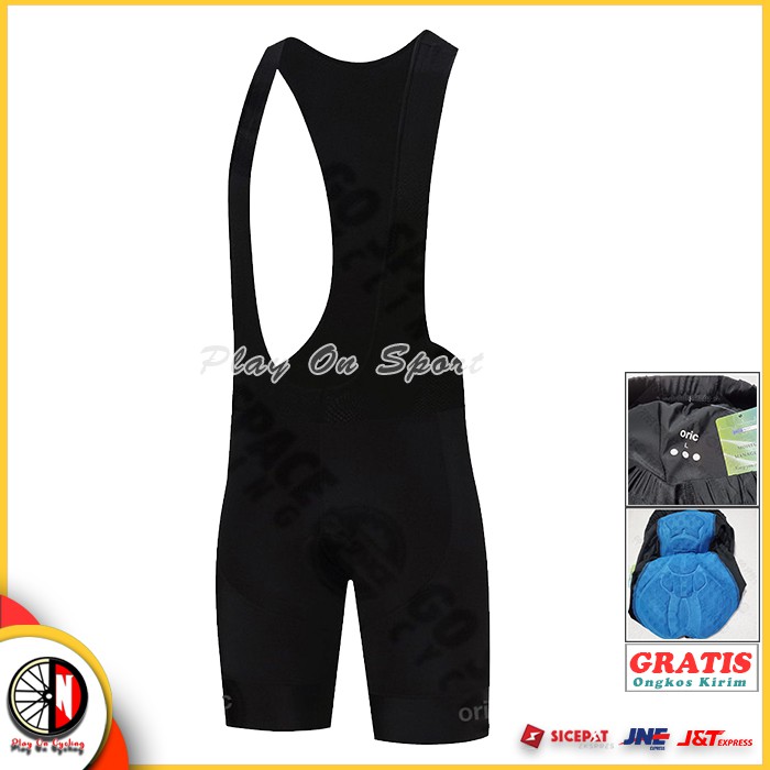 PLAYON CELANA BIB SEPEDA KLUP PUTIH, PUTIH OP013 PEDDING GELL ROADBIKE POLOS CELANA GOWES PRIA WANIT