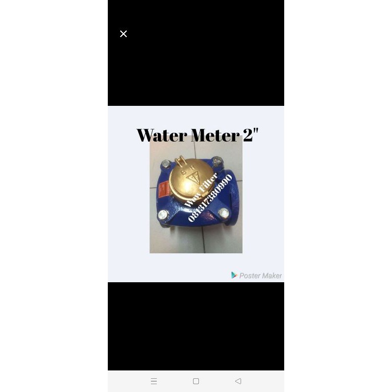 watermeter 2 inch water meter 2&quot;