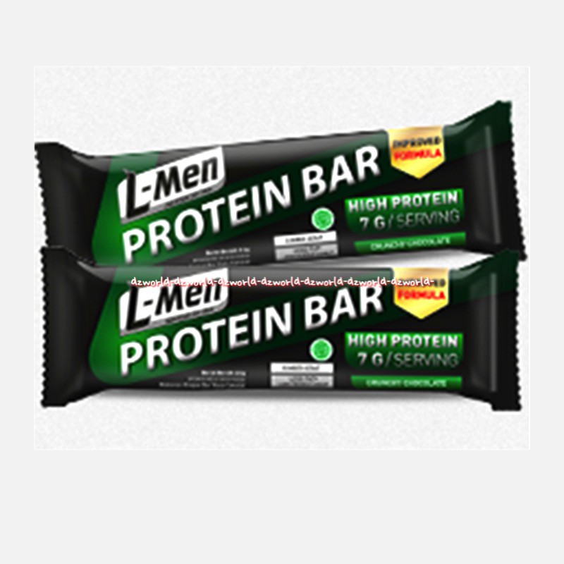 L-Men High Protein Bar 25gr Lmen Snack Rasa Coklat Cemilan Lmen Siap Makan Snack Nutrisi Untuk Pria Cowok Agar Lebih Berotot Fitnes L men Bars