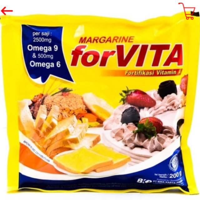 

FORVITA MARGARINE SACHET 200 GR