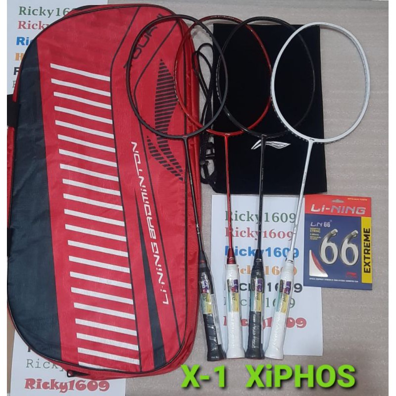 RAKET BADMINTON LINING XIPHOS X1 - LINING XiPHOS X-1 + INNOVATION (WING STABILIZER) 30 LBS -ORIGINAL