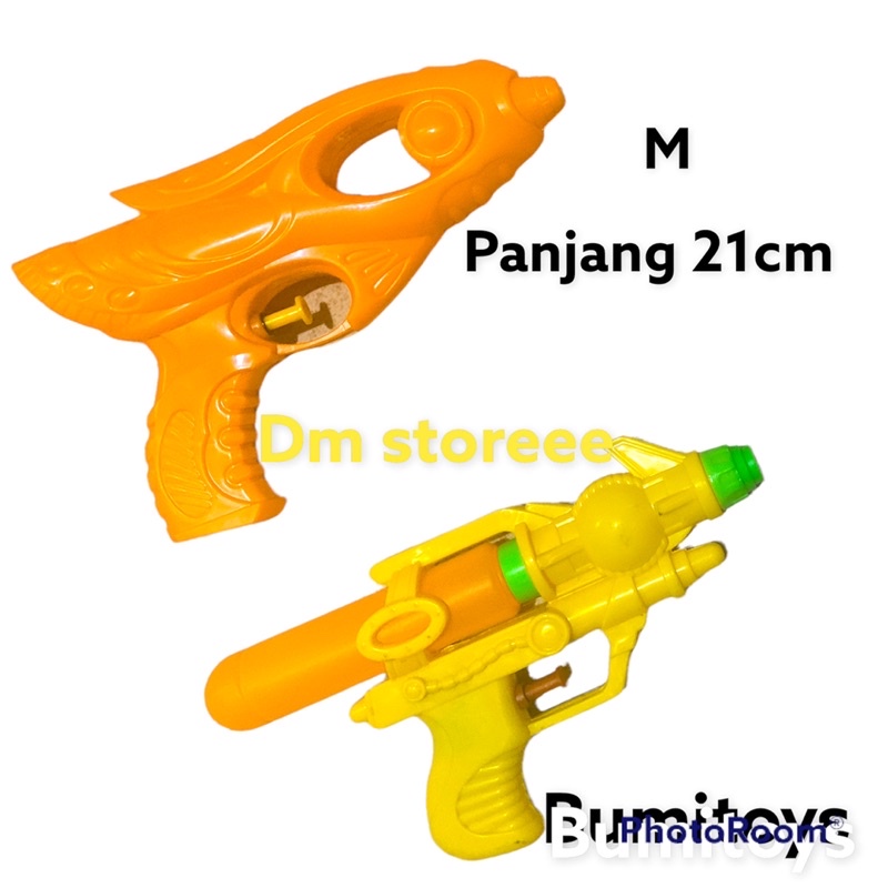 mainan anak pistol tembak tembakan air ukuran sedang / water gun / mainan anak murah