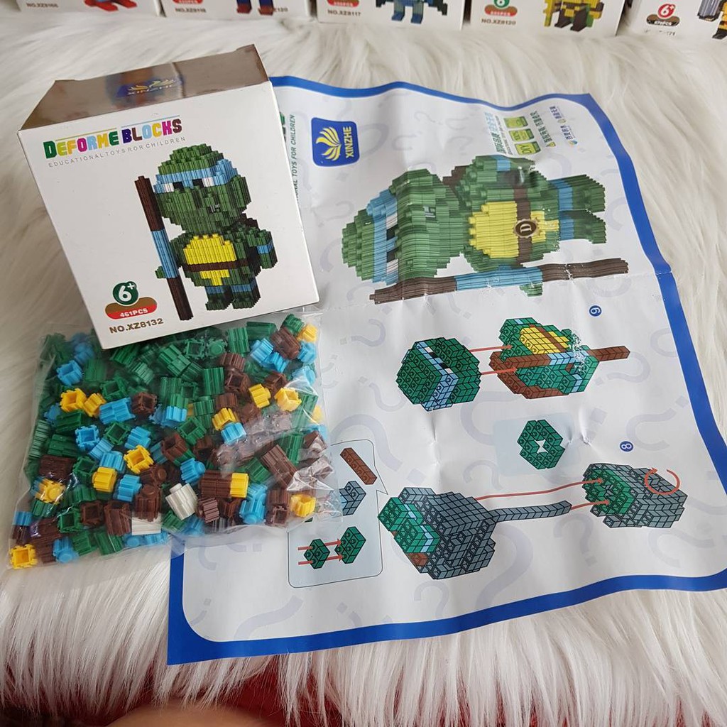 Nano Block / Deformed Block Ninja Turtle
