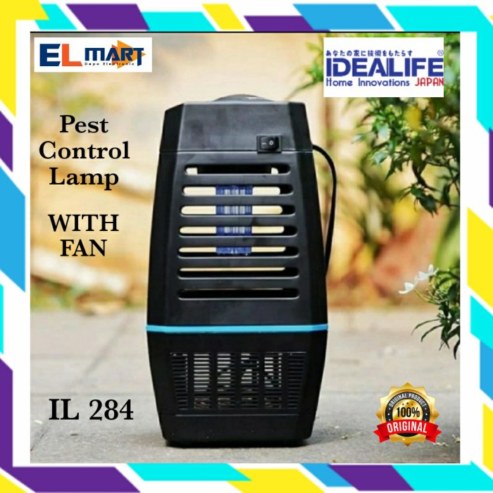 Idealife Perangkap Serangga Insect Cyclone Trap Lamp IL 284 IL284