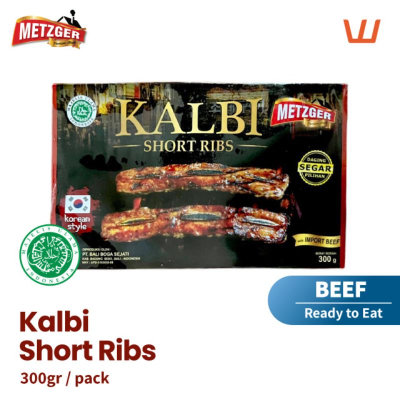

DAGING SAPI PREMIUM METZGER HALAL KALBI KOREA BBQ 300G