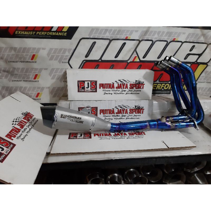 Knalpot ZX25R custom yoshimura ( full system pnp )