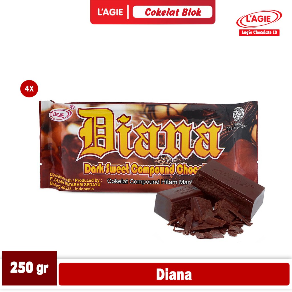 

LAGIE COKELAT BLOK DIANA 4 BUNGKUS X 250GRAM