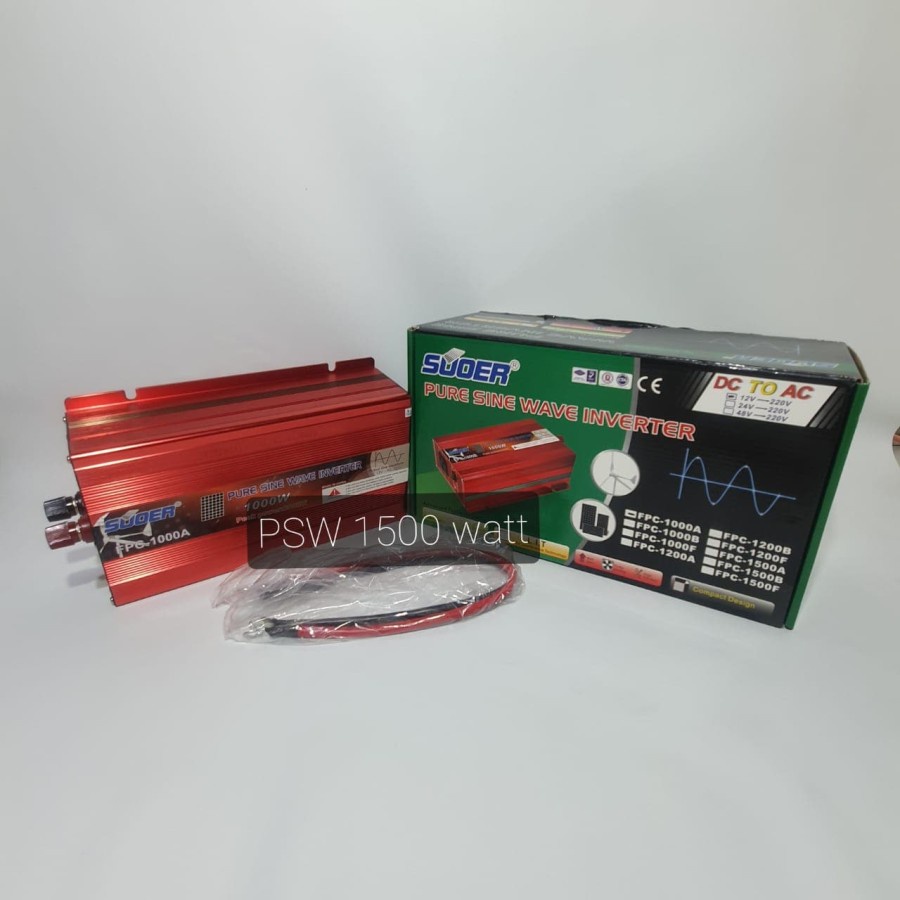 COD POWER INVERTER SUOER PURE SINE WAVE INVERTER PSW MS-1500 WATT/PSW INVETER  1500W FPC-1500A